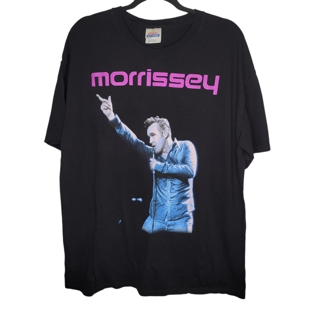 Vintage Y2K Morrissey The Smiths Alternative Rock Indie Band T-Shirt Size XL